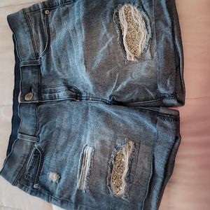 Juicy Couture Bling Jean Shorts